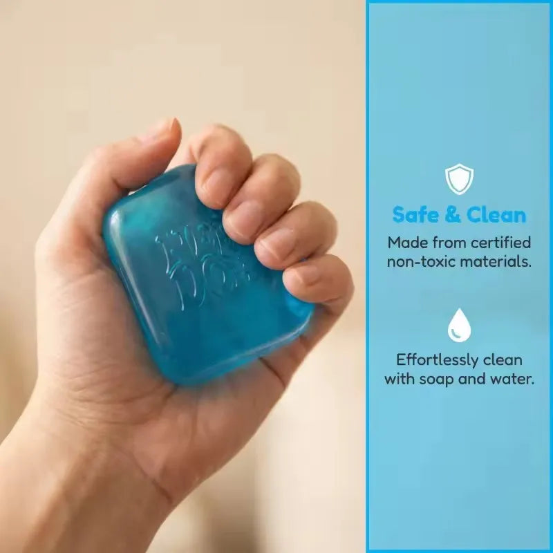 Schylling  Nice Cube Sensory Fidget Toy, Stress Relief Squishy Cube, Anti-Anxiety Squeeze Toy for Focus & ADHD Support