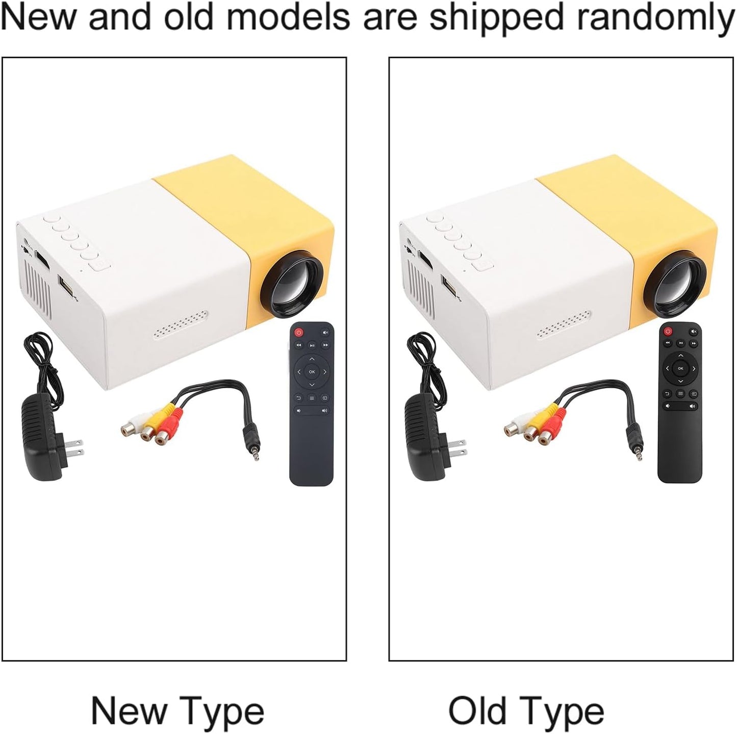 Portable Video Projector, 1080P Full HD Mini 4K Home Theater Projector Support 30,000 Hrs LED Lamp Life, 1500 Lux, Compatible with HDMI/VGA/USB/TV Box/Laptop/Dvd for Indoor Outdoor(Us Plug)