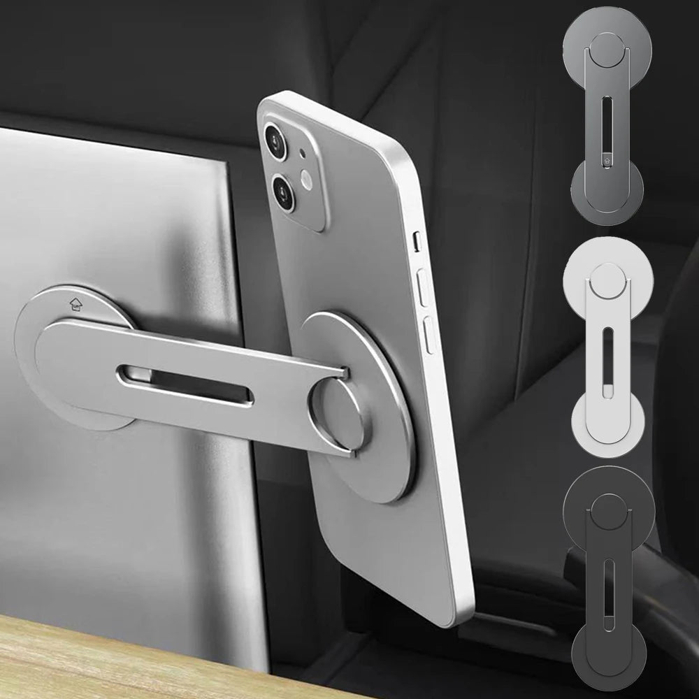 Magnetic Car Phone Holder for Tesla Model 3/Y/X/S for Magsafe Iphone 14 13 12 Metal Expansion Bracket Laptop Screen Side Mount